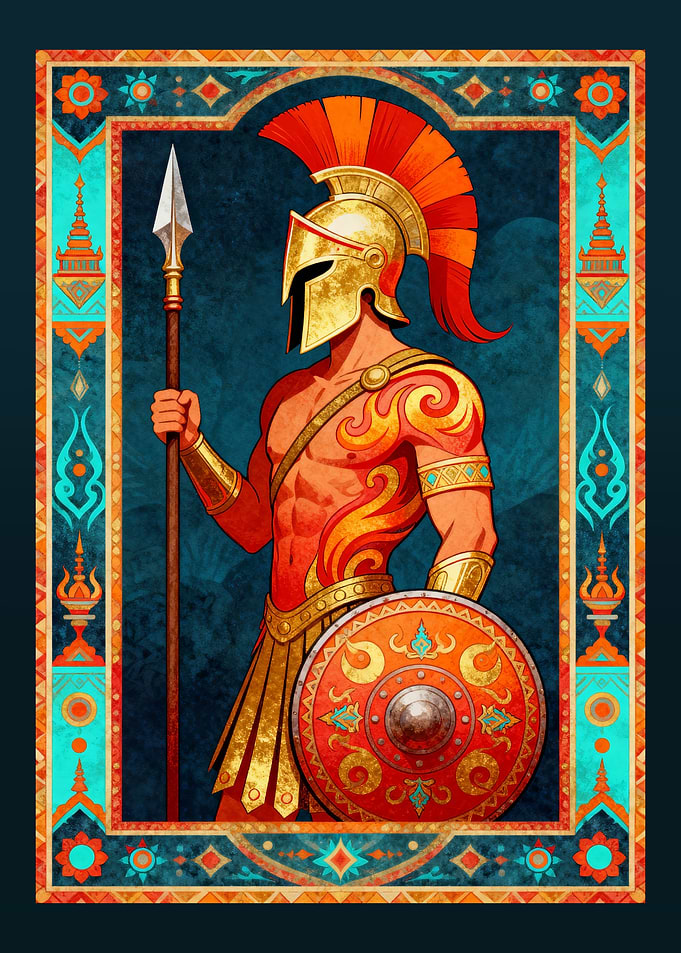 Spartan Warrior Psychedelic neo folk
