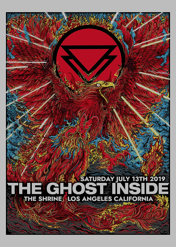 The Ghost Inside Concert Poster