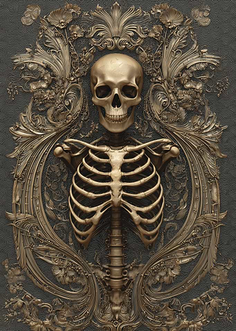 Ornate Golden Skeleton