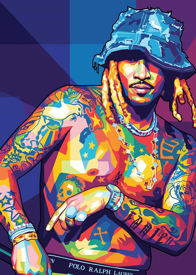 Future Pop Art Portrait
