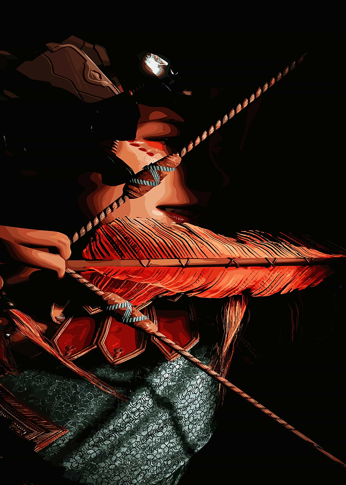 Aloy with Bow and Arrow