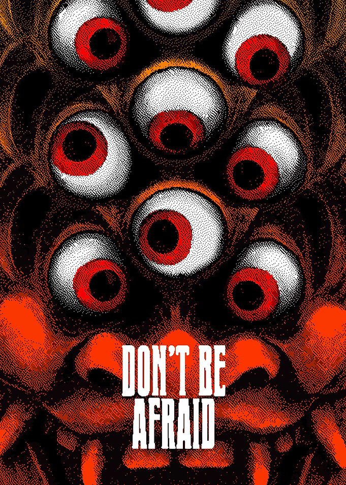 Creepy Monster with Many Eyes