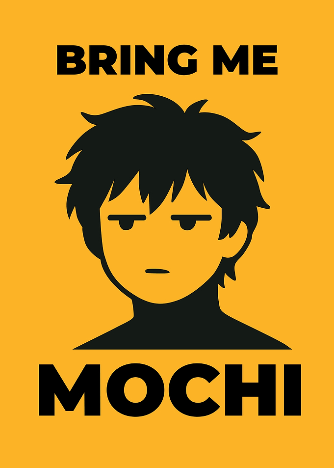 Bring Me Mochi Cartoon Illustration