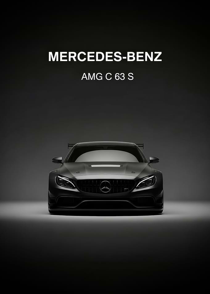 Mercedes-Benz AMG C63S poster