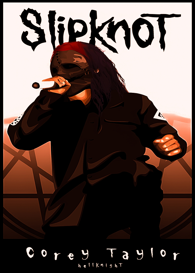 Slipknot Corey Taylor Illustration