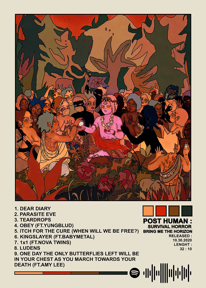 Post Human: Survival Horror Album Art