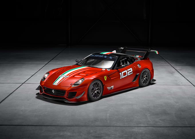 Red Ferrari 599XX Race Car