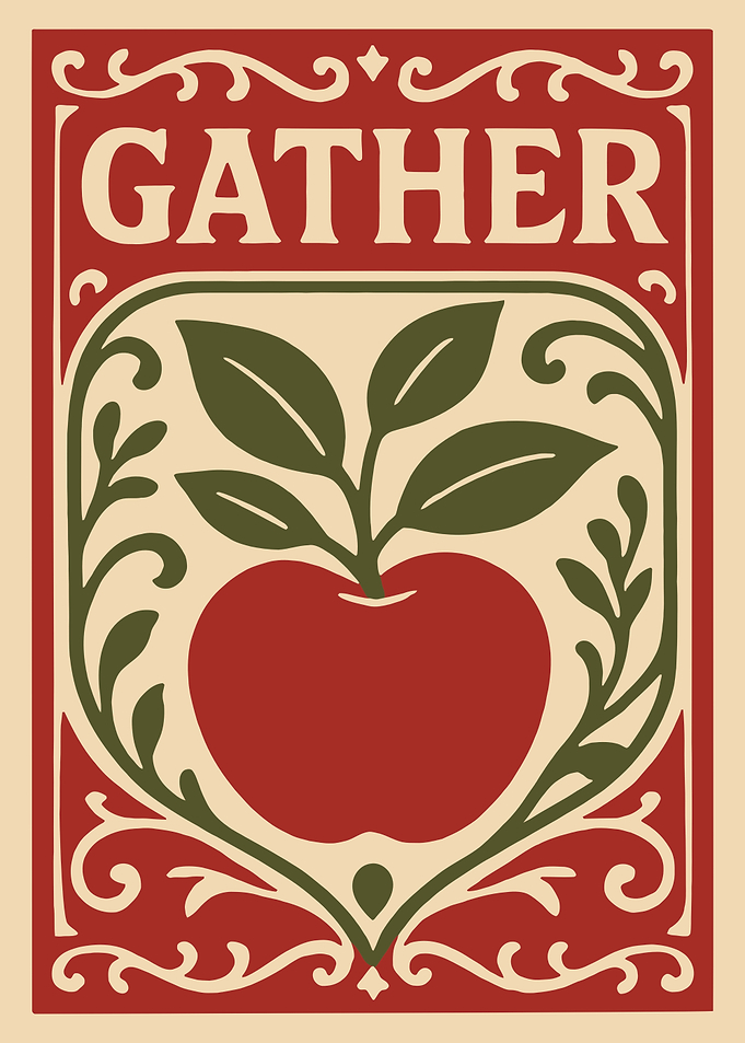 Gather Apple Art