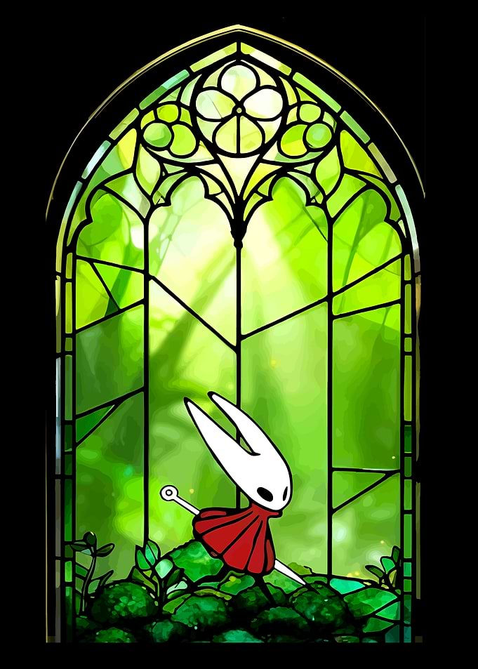 Hornet in Stained Glass Window