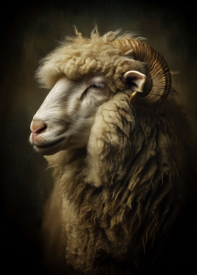 Portrait of a Ram