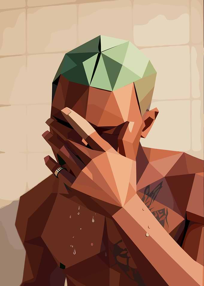 Frank Ocean Polygon Art
