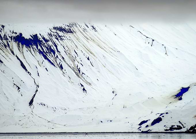 Snowy Mountain Landscape