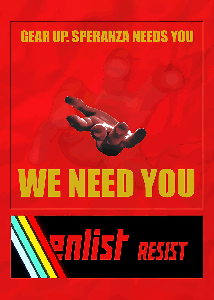 Gear Up. Speranza Needs You