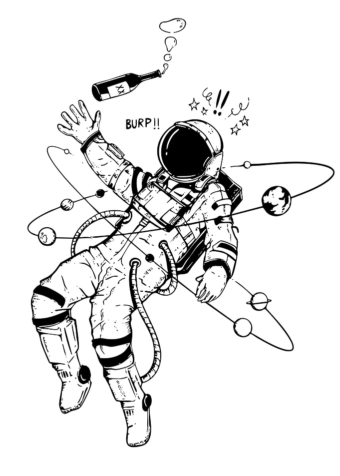 Drunk Astronaut in Space