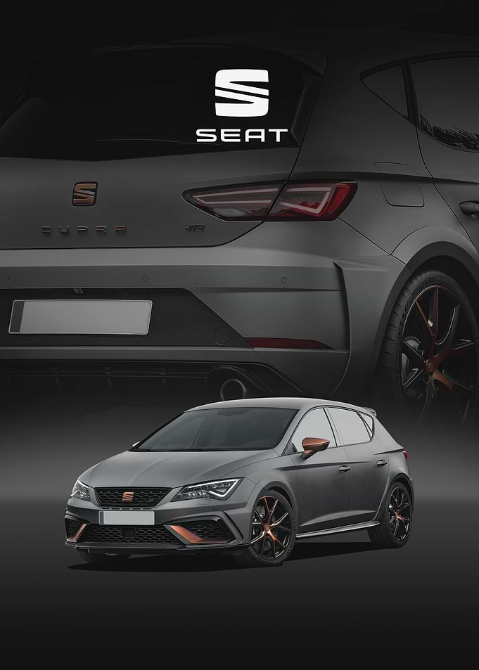 Gray Seat Cupra poster