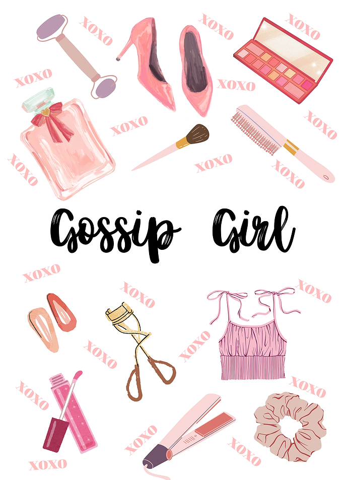 Gossip Girl Fashion and Beauty Collage