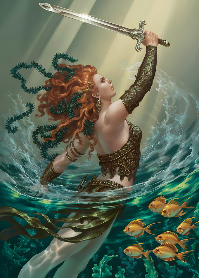 Lady of the Lake with Sword