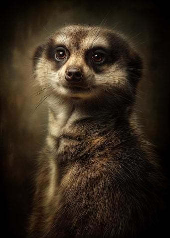 Meerkat Portrait
