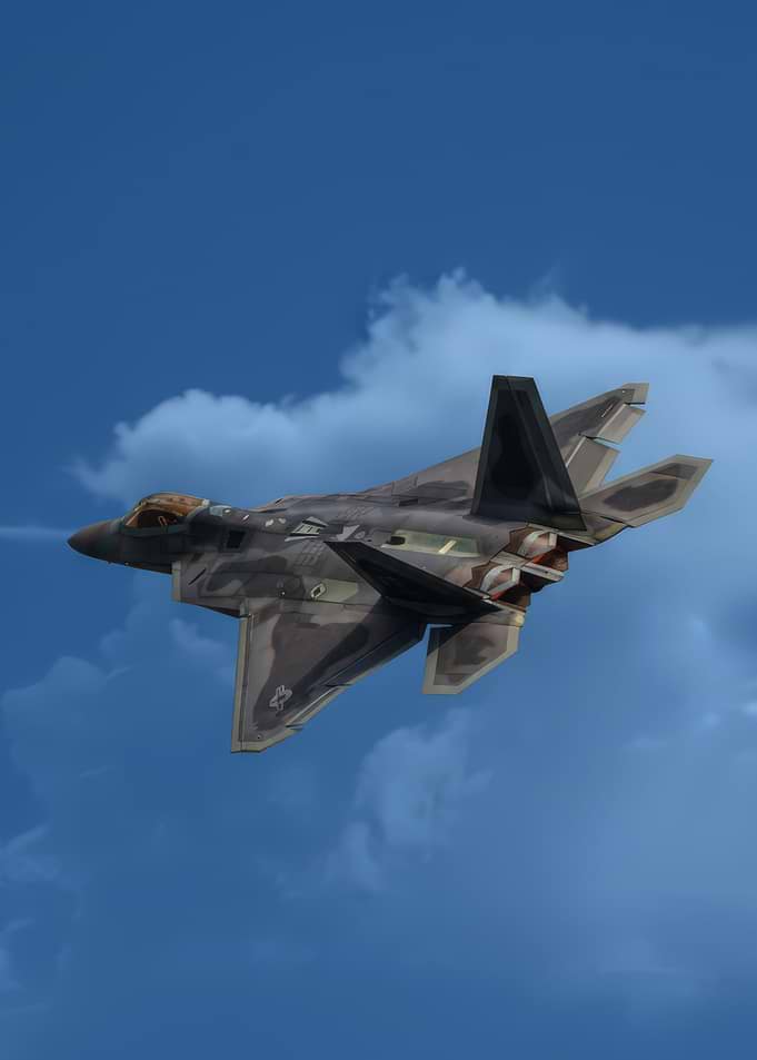 F-22 Raptor in Flight