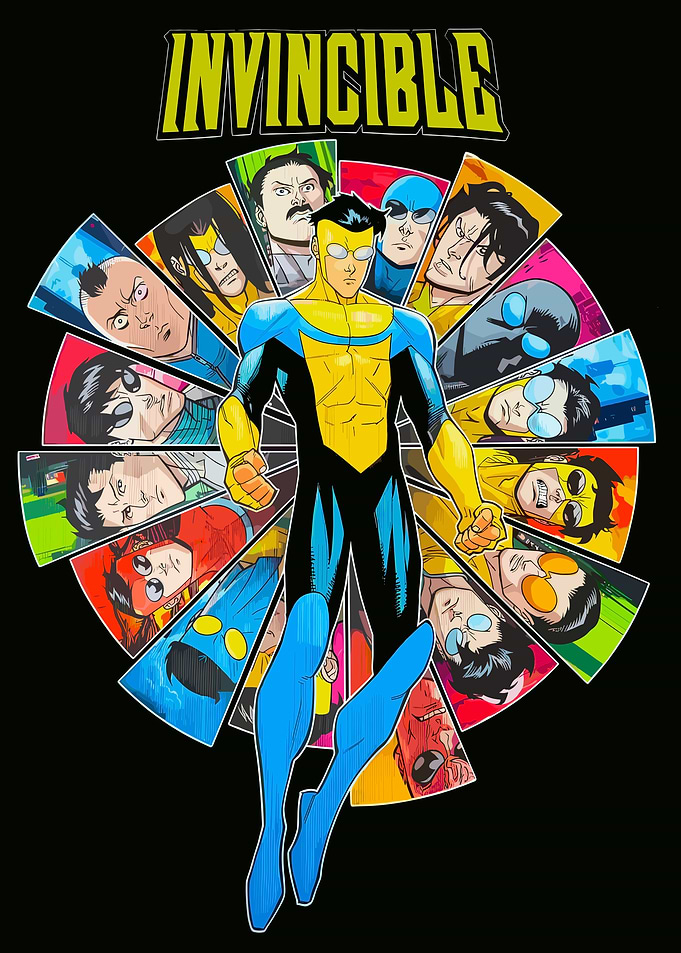 Invincible Comic Book Cover Art