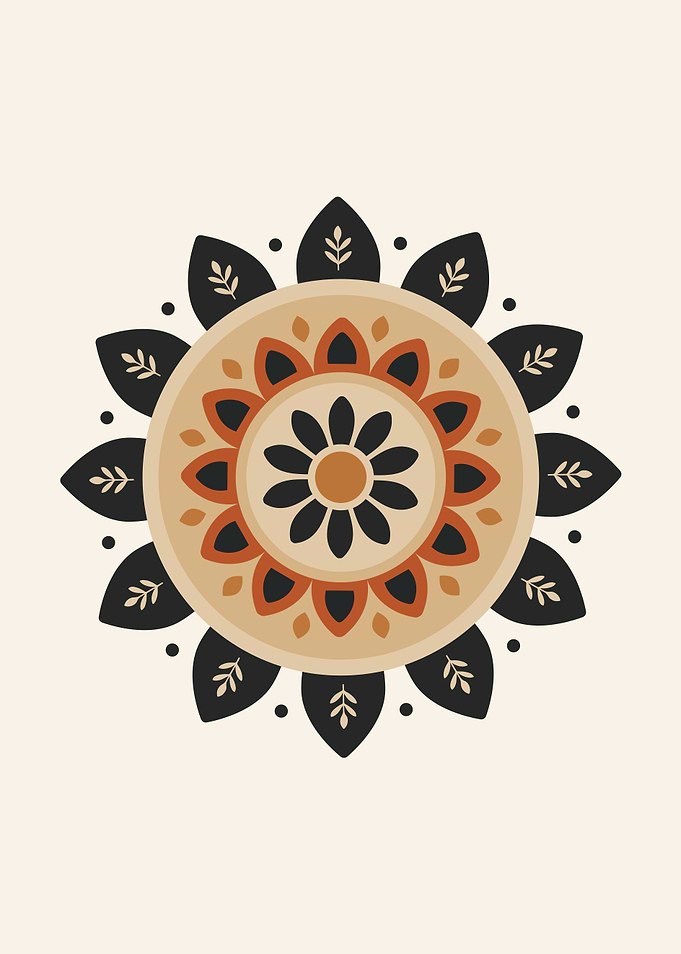 Floral Mandala Geometric