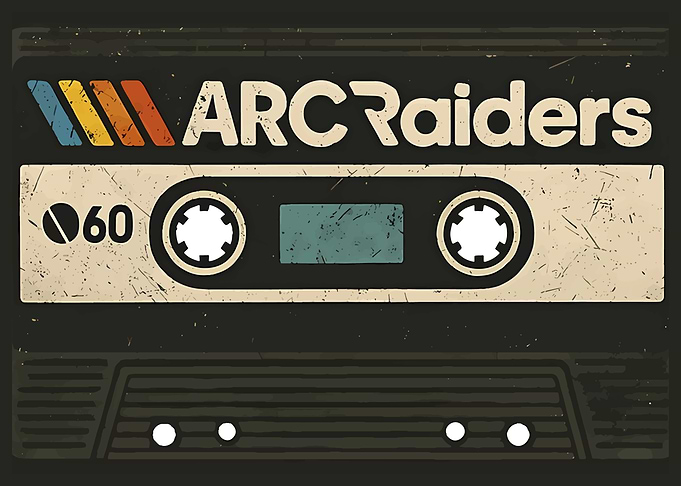 Arc Raiders Cassette Tape Retro Design