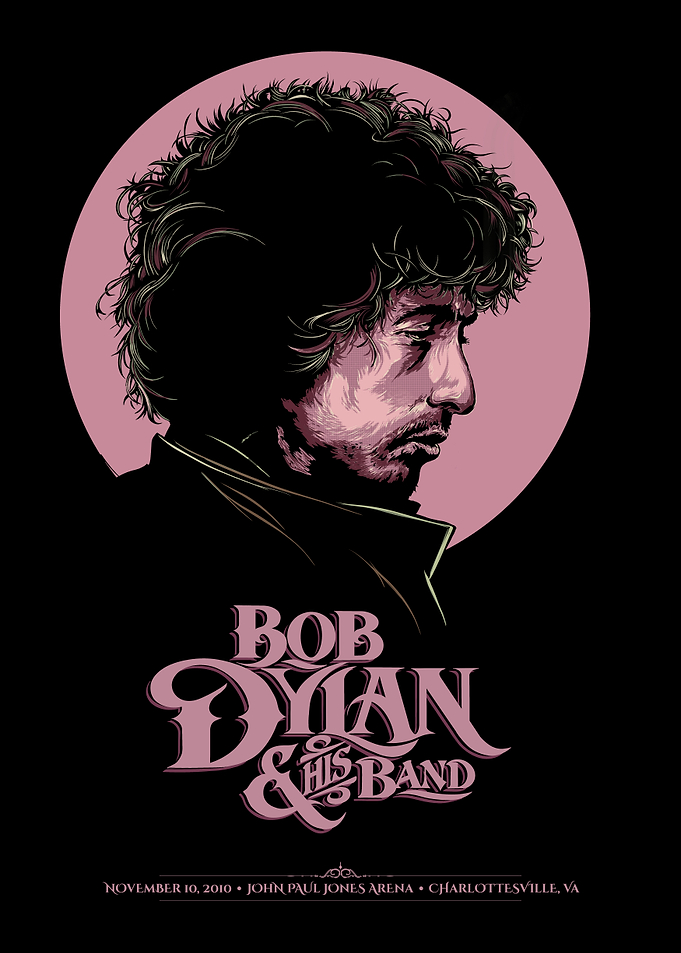 Bob Dylan Concert Poster