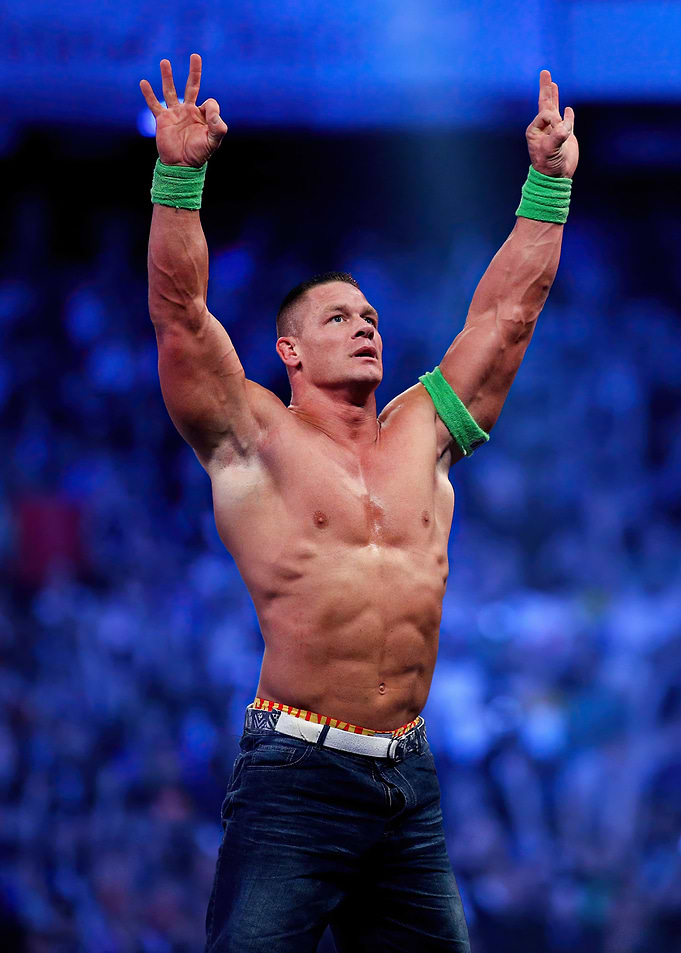 John Cena in wrestling ring