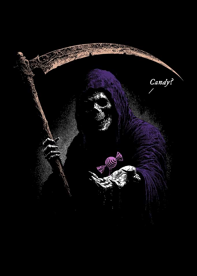 Grim Reaper Offering Candy