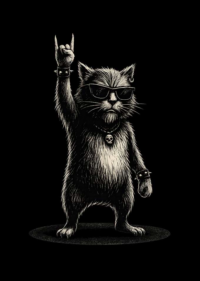 Rock and Roll Cat