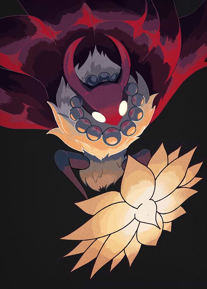 Hollow Knight character digital art