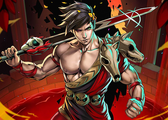 Zagreus from Hades game illustration