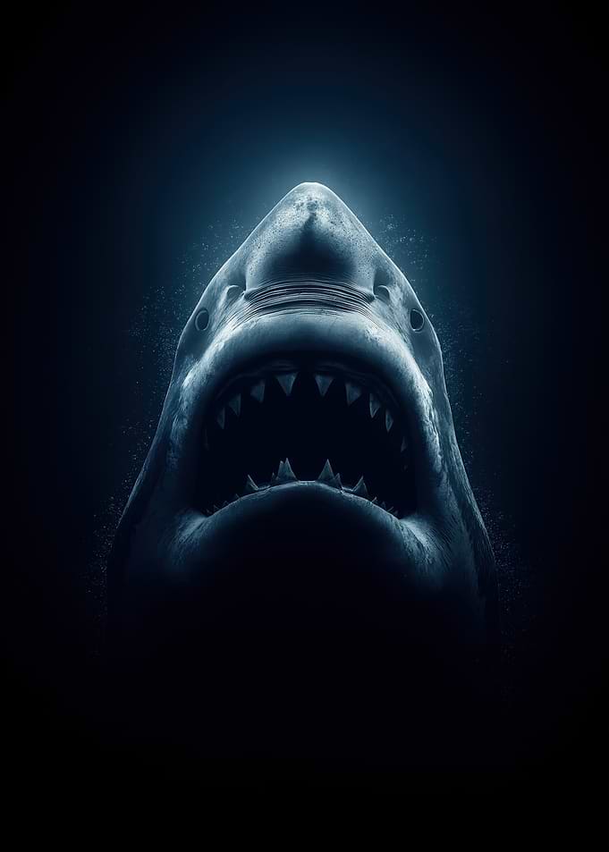 Great White Shark Portrait