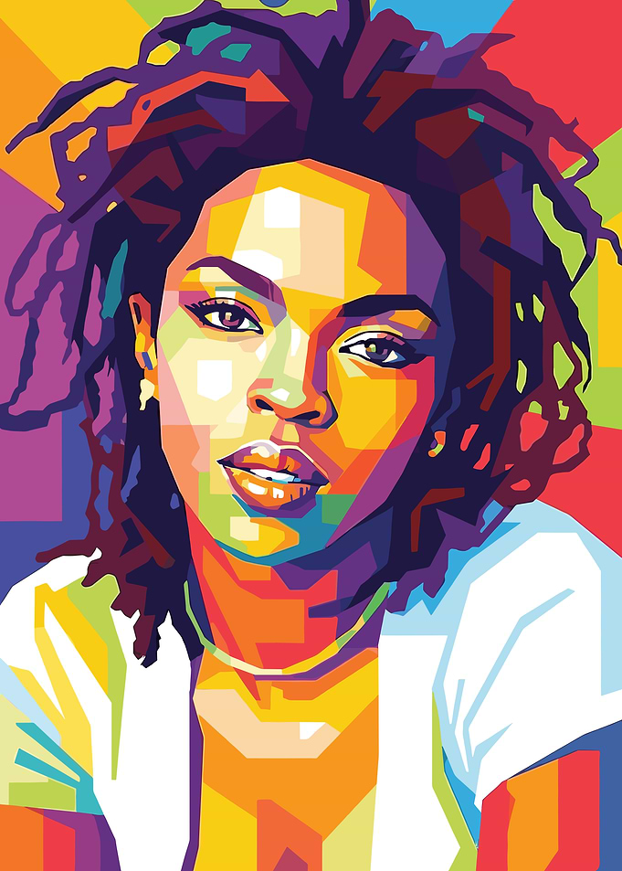 Lauryn Hill Pop Art Portrait