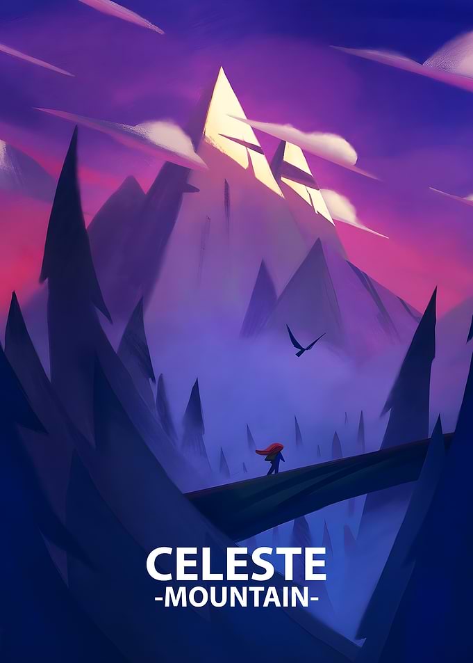 Celeste Mountain Digital Art