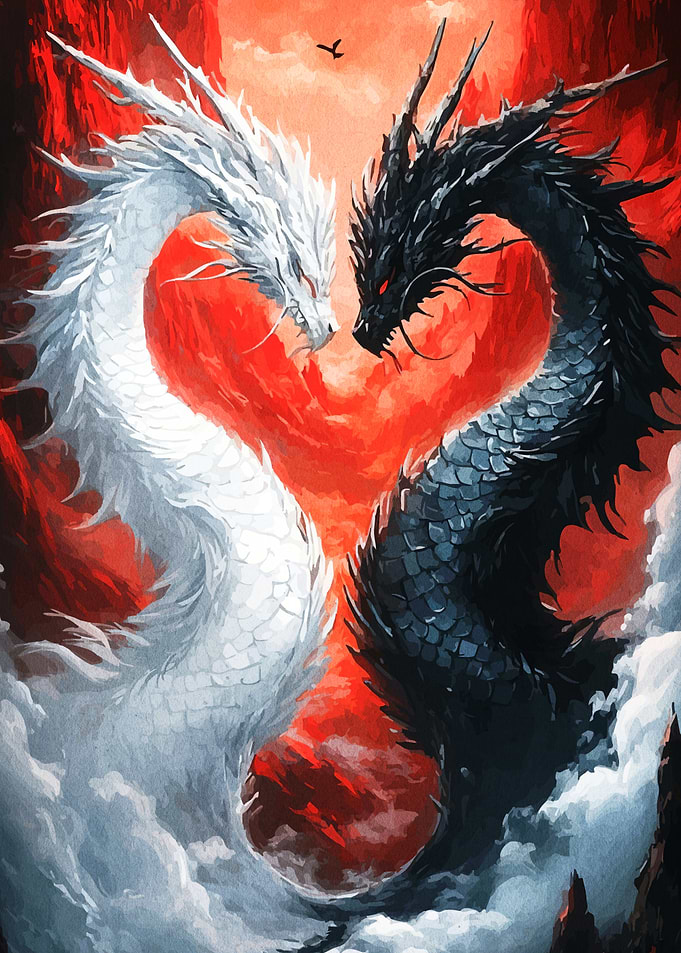Yin Yang Dragons