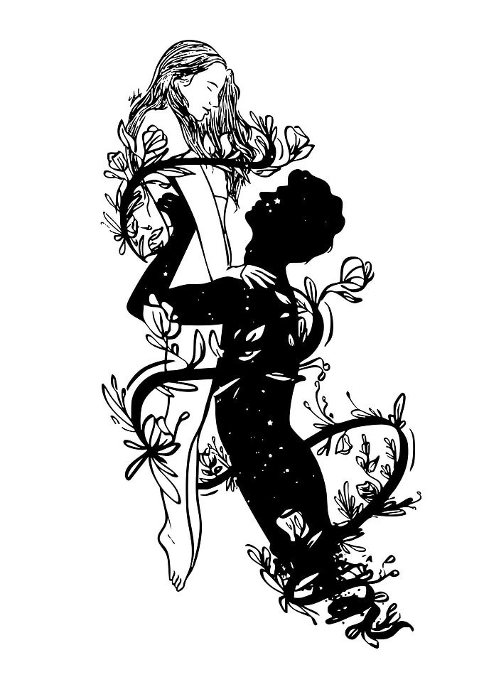 Embrace of Light and Shadow