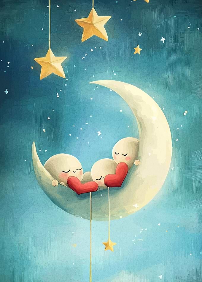 Sleeping on the Moon with Stars
