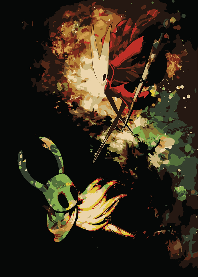 Trending Hornet and The Knight Watercolor Art
