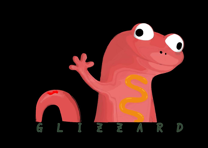 Glizzard Lizard Cartoon