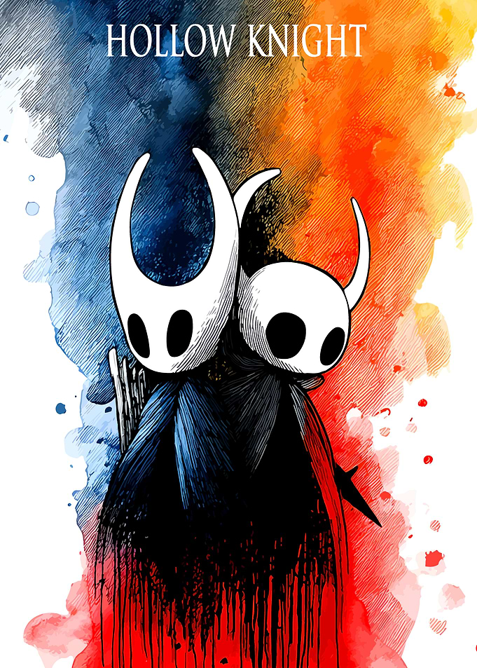 Hollow Knight Watercolor Art