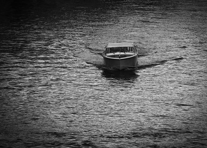 Small Boat on Venetian Water