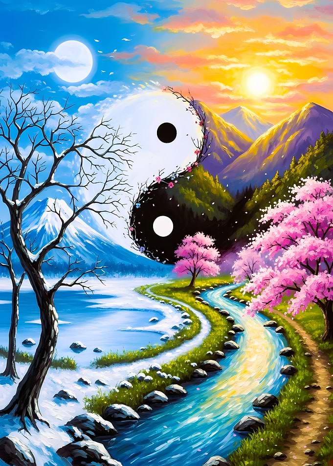 Yin Yang Landscape