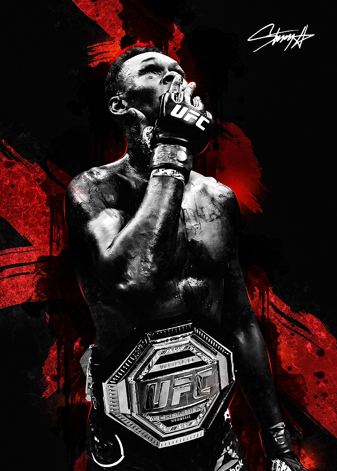 Israel Adesanya UFC Champion Celebration