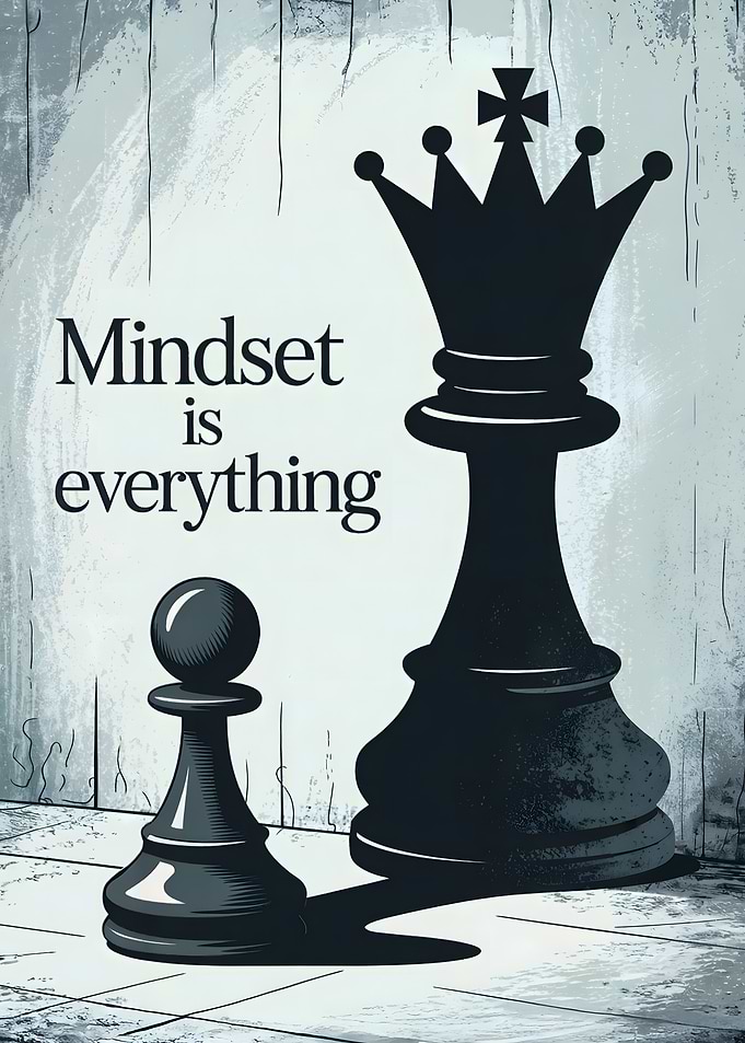 Mindset is Everything Chess Art