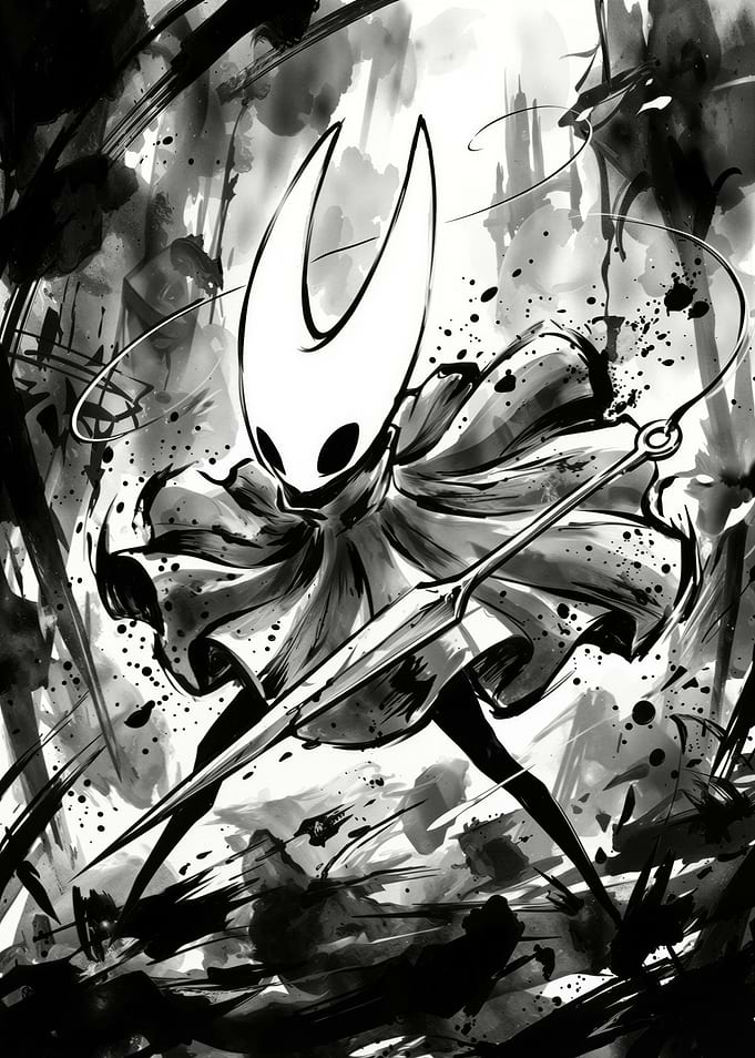 Black and White Hornet