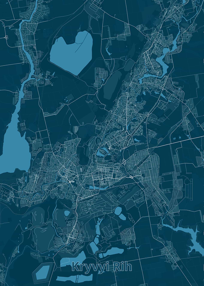 Kryvyi Rih City Map