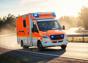 Ambulance on the Road