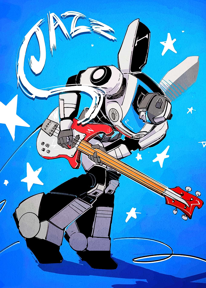Robot Jazz Bassist