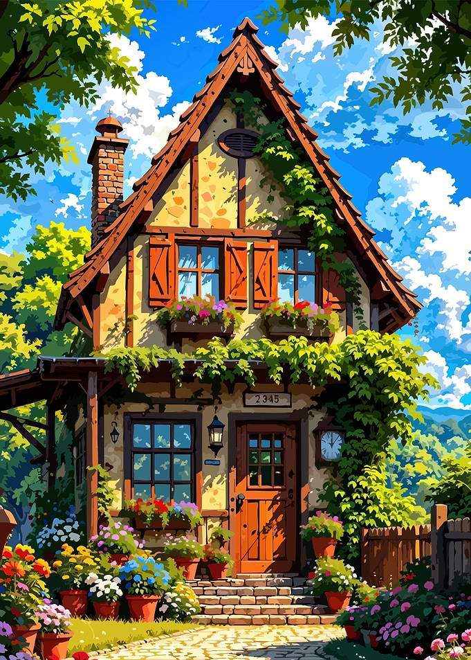 Charming Cottage with Lush Garden